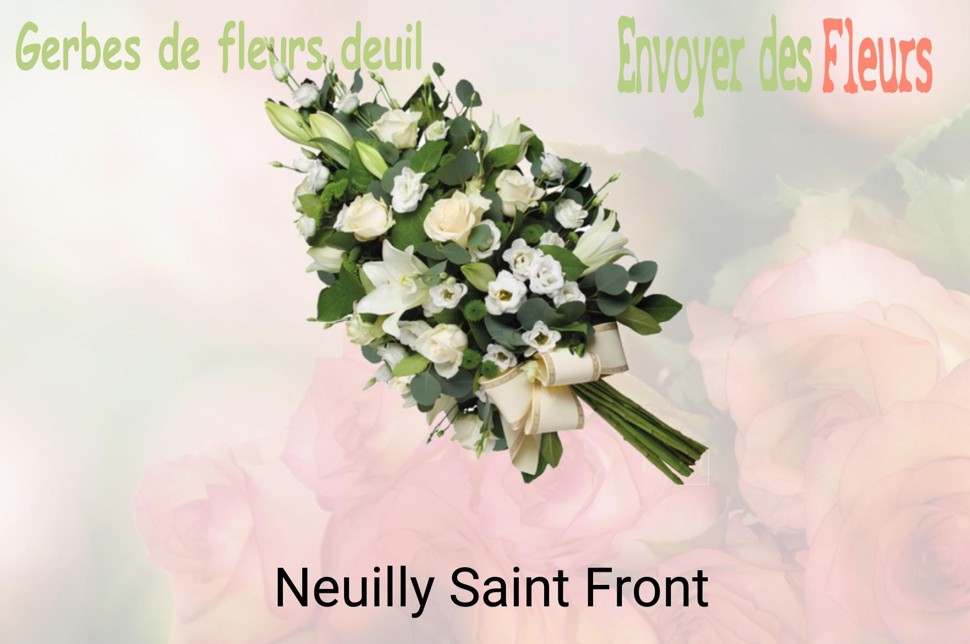 Gerbe de fleurs de deuil livrée à Neuilly-Saint-Front